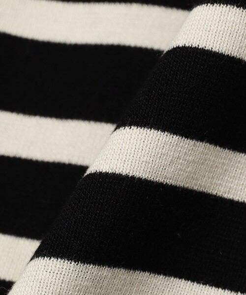 BRILLA per il gusto(ブリッラペルイルグースト)の「ORCIVAL / ボートネック ロングスリーブ バスクシャツ(Tシャツ/カットソー・メンズ・ブラック/カーキ・6/5)」の8枚目の写真