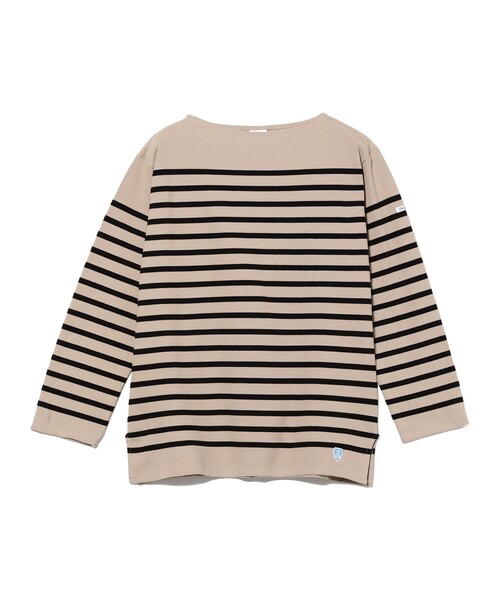 BRILLA per il gusto(ブリッラペルイルグースト)の「ORCIVAL / ボートネック ロングスリーブ バスクシャツ(Tシャツ/カットソー・メンズ・ブラック/カーキ・6/5)」の9枚目の写真