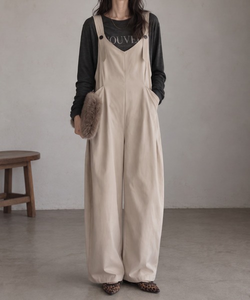 モデル身長：158cm
着用サイズ：FREE