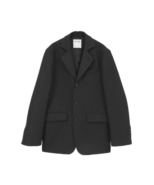 CLANE(クラネ)の「HERRINGBONE TAILORED JACKET(テーラードジャケット・レディース・ブラック/その他・1/2)」の14枚目の写真