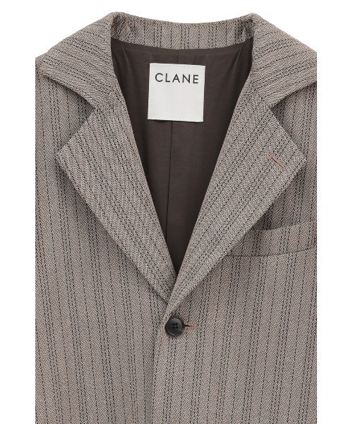 CLANE(クラネ)の「HERRINGBONE TAILORED JACKET(テーラードジャケット・レディース・ブラック/その他・1/2)」の21枚目の写真