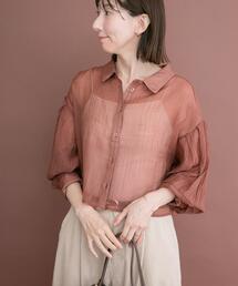 ITEMS URBANRESEARCH | シアークロップドボリュームスリーブシャツ(シャツ/ブラウス)