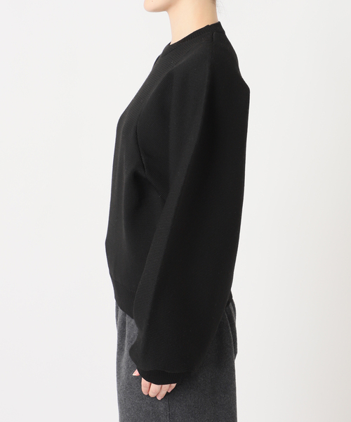 CITYSHOP(シティーショップ)の「VOLUME SLEEVE ニット(ニット/セーター・レディース・ブラック/ブラウン・FREE)」の7枚目の写真