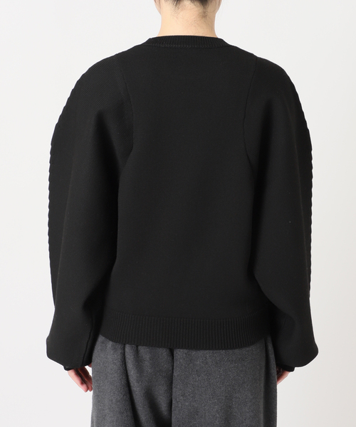 CITYSHOP(シティーショップ)の「VOLUME SLEEVE ニット(ニット/セーター・レディース・ブラック/ブラウン・FREE)」の8枚目の写真