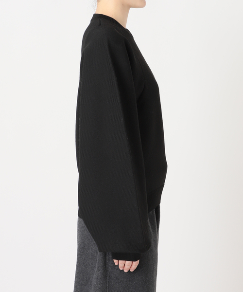 CITYSHOP(シティーショップ)の「VOLUME SLEEVE ニット(ニット/セーター・レディース・ブラック/ブラウン・FREE)」の9枚目の写真