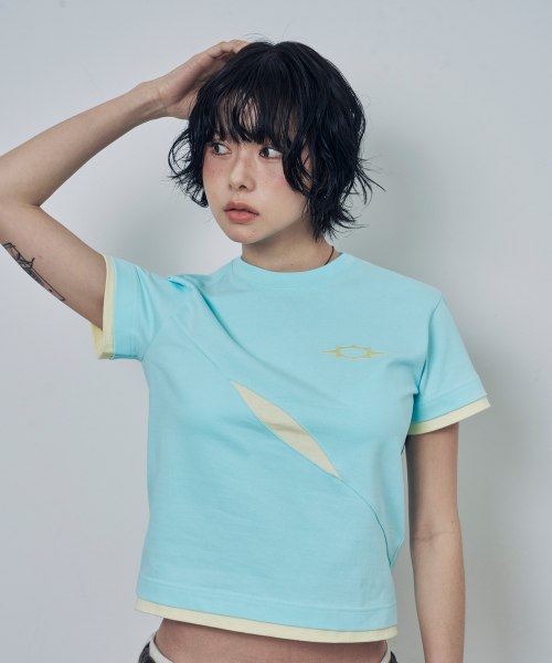 LOSERS CLUB(ルーザーズクラブ)の「アンバランスカッティングレイヤード半袖Tシャツミント(Tシャツ/カットソー・メンズ・その他・0/1/2)」の5枚目の写真
