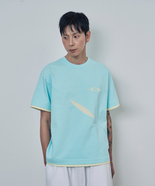 LOSERS CLUB(ルーザーズクラブ)の「アンバランスカッティングレイヤード半袖Tシャツミント(Tシャツ/カットソー・メンズ・その他・0/1/2)」の4枚目の写真