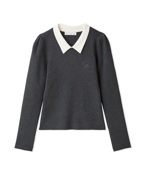 CELFORD(セルフォード)の「【洗える】カシミヤ混衿付きニットプルオーバー(ニット/セーター・レディース・チャコールグレー/ブラック/レッド・36/38)」の14枚目の写真