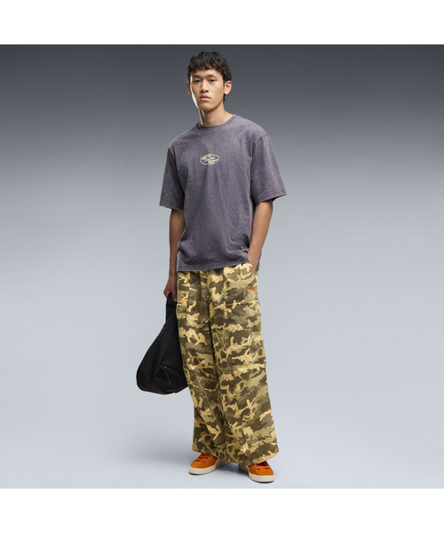 PUMA(プーマ)の「PUMA プーマ ユニセックス SPC ボクシー ウォッシュド グラフィック 半袖 Tシ(Tシャツ/カットソー・メンズ・ブラック/ダークグレー・LARGE/X-LARGE/SMALL/MEDIUM)」の4枚目の写真