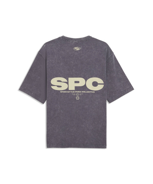 PUMA(プーマ)の「PUMA プーマ ユニセックス SPC ボクシー ウォッシュド グラフィック 半袖 Tシ(Tシャツ/カットソー・メンズ・ブラック/ダークグレー・LARGE/X-LARGE/SMALL/MEDIUM)」の6枚目の写真