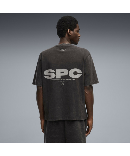 PUMA(プーマ)の「PUMA プーマ ユニセックス SPC ボクシー ウォッシュド グラフィック 半袖 Tシ(Tシャツ/カットソー・メンズ・ブラック/ダークグレー・LARGE/X-LARGE/SMALL/MEDIUM)」の7枚目の写真