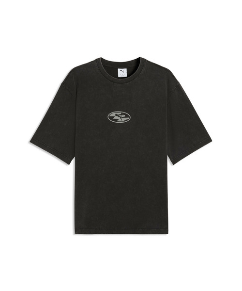 PUMA(プーマ)の「PUMA プーマ ユニセックス SPC ボクシー ウォッシュド グラフィック 半袖 Tシ(Tシャツ/カットソー・メンズ・ブラック/ダークグレー・LARGE/X-LARGE/SMALL/MEDIUM)」の9枚目の写真