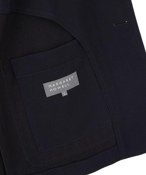 MARGARET HOWELL(マーガレットハウエル)の「WORSTED WOOL COTTON(テーラードジャケット・メンズ・ネイビー・LARGE/SMALL/MEDIUM)」の7枚目の写真