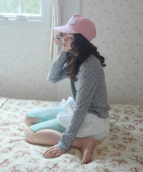 Unblend(アンブレンド)の「【Unblend】Blythe別注 オリジナルプリント パターンメッシュ コンパクトロンT(Tシャツ/カットソー・レディース・オフホワイト/杢グレー/ミント・FREE)」の21枚目の写真