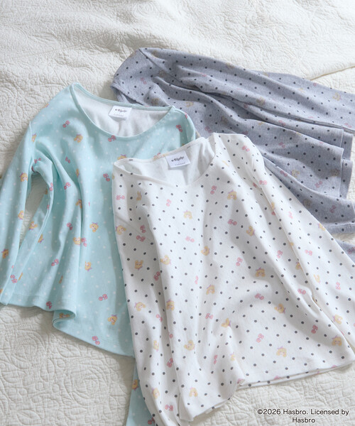 Unblend(アンブレンド)の「【Unblend】Blythe別注 オリジナルプリント パターンメッシュ コンパクトロンT(Tシャツ/カットソー・レディース・オフホワイト/杢グレー/ミント・FREE)」の11枚目の写真
