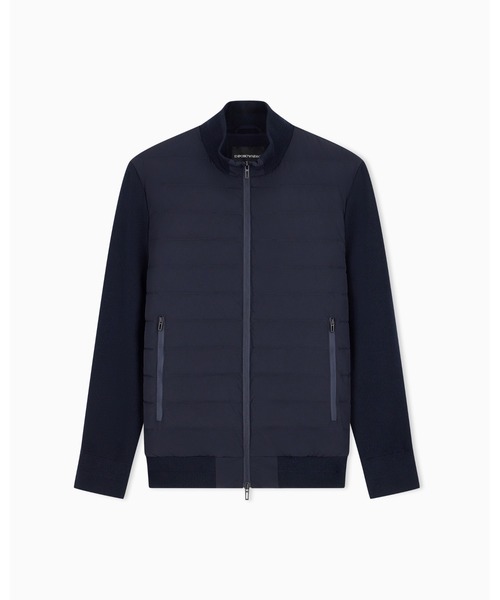 EMPORIO ARMANI（エンポリオアルマーニ）の「【エンポリオ アルマーニ】レギュラーフィット ダウンジャケット CAPSULE TRAVEL ESSENTIAL（ダウンジャケット/コート・メンズ・ネイビー・46/52/50/48）」の2枚目の写真
