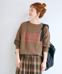 athletic wear MASON 別注 ロゴカラースウェット