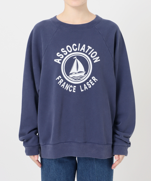 B.C STOCK(ベーセーストック)の「athletic wear MASON 別注 ロゴカラースウェット(スウェット・レディース・グリーン/ブルー/レッド/ブラウン/ネイビー・FREE)」の9枚目の写真