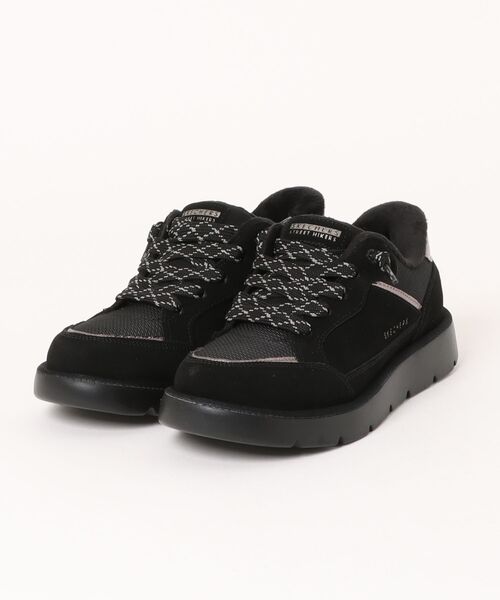 SKECHERS(スケッチャーズ)の「【SKECHERS】スケッチャーズ SLIP-INS KEEPSAKES COZY-STREET HIKER EZ(スリップインズ:キープセイクス コージー - ストリート ハイカー EZ)スリッポンスニーカー 117252(スニーカー・レディース・ブラック×ブラック/ブラウン系その他・23.0cm/23.5cm/24.0cm/24.5cm/25.0cm)」の1枚目の写真