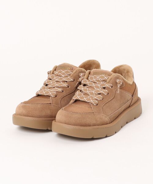 SKECHERS(スケッチャーズ)の「【SKECHERS】スケッチャーズ SLIP-INS KEEPSAKES COZY-STREET HIKER EZ(スリップインズ:キープセイクス コージー - ストリート ハイカー EZ)スリッポンスニーカー 117252(スニーカー・レディース・ブラック×ブラック/ブラウン系その他・23.0cm/23.5cm/24.0cm/24.5cm/25.0cm)」の2枚目の写真