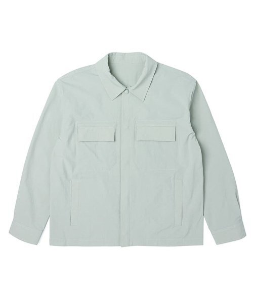 ADHOC(アドホック)の「男性ツーポケット変形化繊シャケット (LT-KHAKI) (HA3LS04-62)(その他アウター・メンズ・その他・100/95)」の1枚目の写真