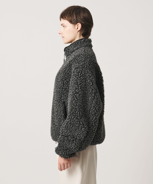 LOEFF(ロエフ)の「<LOEFF> ボア ジップブルゾン UNISEX(ブルゾン・レディース・オレンジ/ダークグレー・1/2/0)」の10枚目の写真
