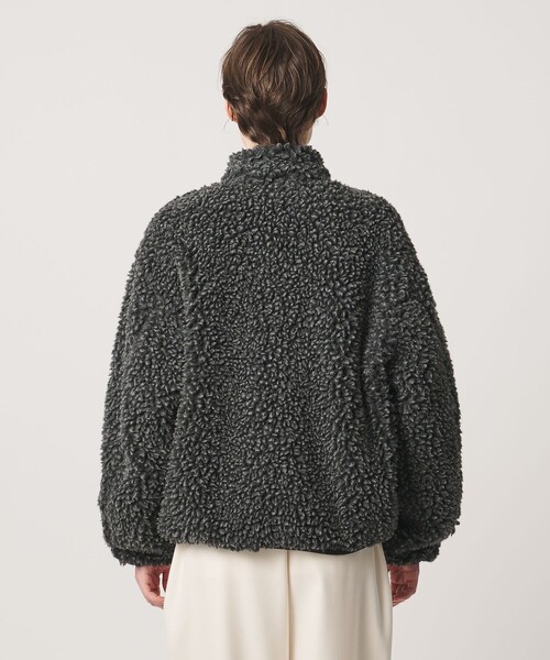 LOEFF(ロエフ)の「<LOEFF> ボア ジップブルゾン UNISEX(ブルゾン・レディース・オレンジ/ダークグレー・1/2/0)」の11枚目の写真