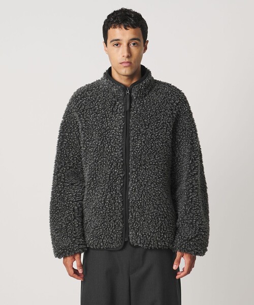 LOEFF(ロエフ)の「<LOEFF> ボア ジップブルゾン UNISEX(ブルゾン・レディース・オレンジ/ダークグレー・1/2/0)」の19枚目の写真