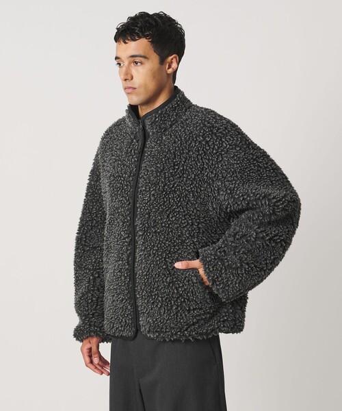 LOEFF(ロエフ)の「<LOEFF> ボア ジップブルゾン UNISEX(ブルゾン・レディース・オレンジ/ダークグレー・1/2/0)」の20枚目の写真