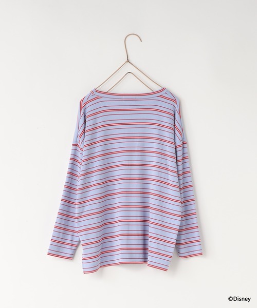 LOWRYS FARM(ローリーズファーム)の「Disney/ボーダーLS 1066191(Tシャツ/カットソー・キッズ・グレー/ライトブルー・120cm/130cm/110cm/140cm/150cm)」の13枚目の写真