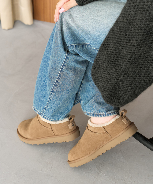 UGG（アグ）の「《追加》UGG/アグ W CLASSIC MICRO（ブーツ・レディース・ピンク/ブラウン・25cm/24cm/23cm）」の6枚目の写真