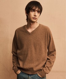 LURAKU（ルラク）の「【LURAKU】Cashmere Blend V-neck Knit / カシミヤブレンドVネックニット（ニット/セーター）」