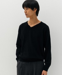 LURAKU（ルラク）の「【LURAKU】Cashmere Blend V-neck Knit / カシミヤブレンドVネックニット（ニット/セーター）」