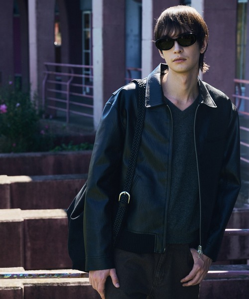 LURAKU(ルラク)の「【LURAKU】Cashmere Blend V-neck Knit / カシミヤブレンドVネックニット(ニット/セーター・メンズ・グレー/ブラック/ベージュ・MEDIUM/SMALL/LARGE)」の15枚目の写真