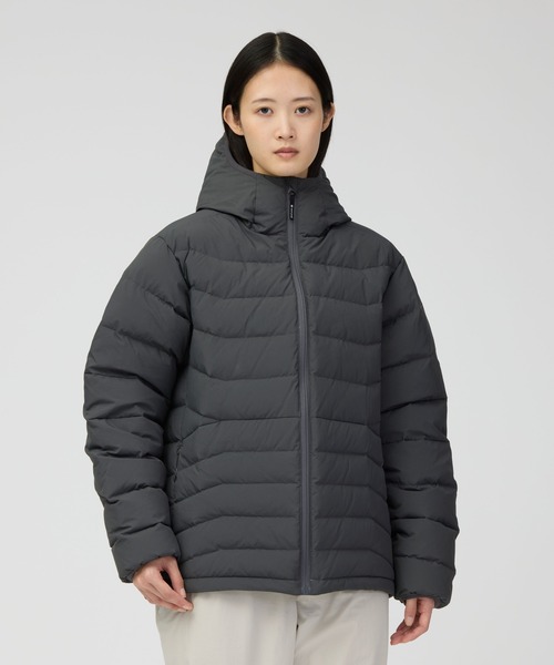 Snow Peak（スノーピーク）の「Snow Peak / Middler Down Parka ミドルダウンパーカー（ダウンジャケット/コート・メンズ・ブラウン/チャコール/ブルー・L/M/XL/S）」の2枚目の写真