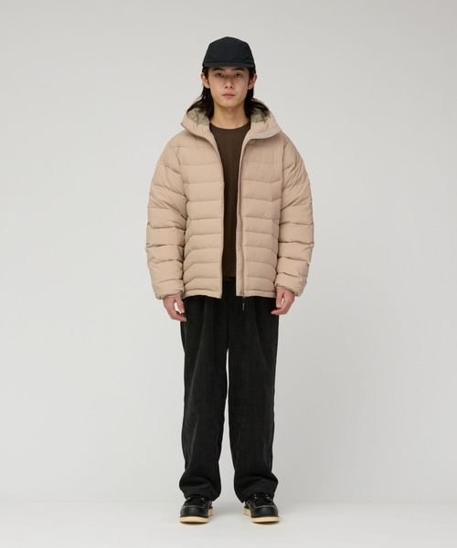 Snow Peak（スノーピーク）の「Snow Peak / Middler Down Parka ミドルダウンパーカー（ダウンジャケット/コート・メンズ・ブラウン/チャコール/ブルー・L/M/XL/S）」の15枚目の写真