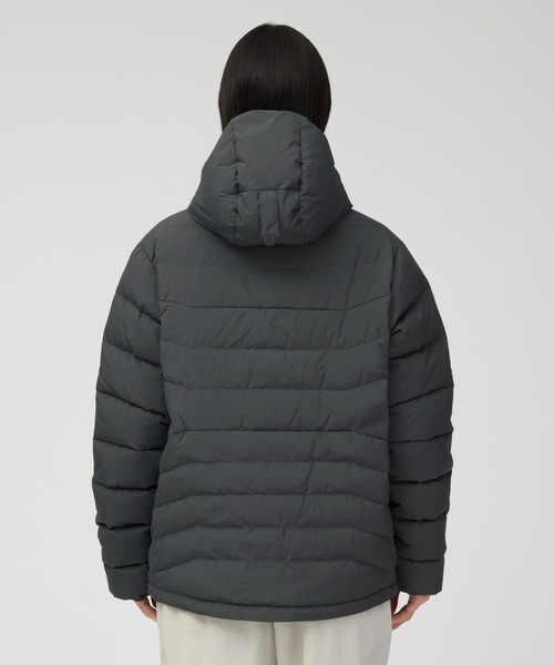 Snow Peak（スノーピーク）の「Snow Peak / Middler Down Parka ミドルダウンパーカー（ダウンジャケット/コート・メンズ・ブラウン/チャコール/ブルー・L/M/XL/S）」の8枚目の写真