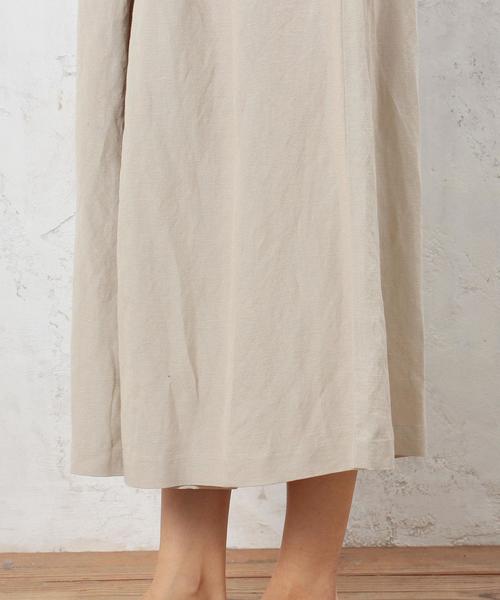 green label relaxing（グリーンレーベルリラクシング）の「CF R/Asa ボリュームタック パンツ（その他パンツ・レディース・ブラウン/ベージュ/ネイビー・36/38）」の8枚目の写真