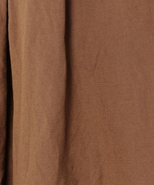 green label relaxing（グリーンレーベルリラクシング）の「CF R/Asa ボリュームタック パンツ（その他パンツ・レディース・ブラウン/ベージュ/ネイビー・36/38）」の16枚目の写真