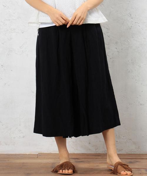 green label relaxing（グリーンレーベルリラクシング）の「CF R/Asa ボリュームタック パンツ（その他パンツ・レディース・ブラウン/ベージュ/ネイビー・36/38）」の17枚目の写真