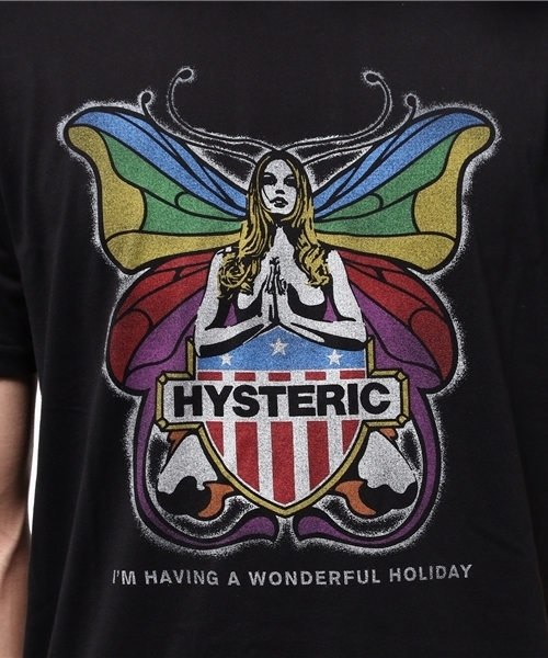 HYSTERIC GLAMOUR（ヒステリックグラマー）の「BUTTERFLY pt T-SH（Tシャツ/カットソー・メンズ・ブラック/ホワイト・X-LARGE/MEDIUM/LARGE/SMALL）」の10枚目の写真