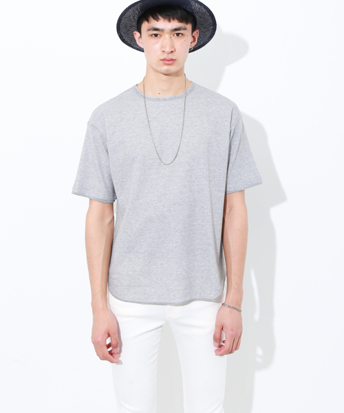 STUDIOUS(ステュディオス)の「コンパクトワッフルラウンドT (Tシャツ/カットソー・メンズ・ホワイト/グレー・3/2/1)」の20枚目の写真