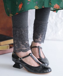 osharewalker（オシャレウォーカー）の「『10分丈レースレギンス』（レギンス/スパッツ）」