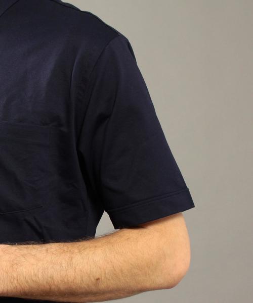 BEAUTY&YOUTH UNITED ARROWS（ビューティーアンドユースユナイテッドアローズ）の「BY COOLMAX シャンブレー ショートスリーブ シャツ ◆（シャツ/ブラウス・メンズ・ホワイト/ネイビー/ライトブルー/ロイヤルブルー/ライム・MEDIUM/X-SMALL/LARGE/SMALL/X-LARGE）」の17枚目の写真