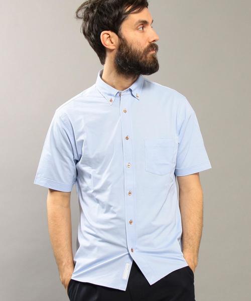 BEAUTY&YOUTH UNITED ARROWS（ビューティーアンドユースユナイテッドアローズ）の「BY COOLMAX シャンブレー ショートスリーブ シャツ ◆（シャツ/ブラウス・メンズ・ホワイト/ネイビー/ライトブルー/ロイヤルブルー/ライム・MEDIUM/X-SMALL/LARGE/SMALL/X-LARGE）」の11枚目の写真