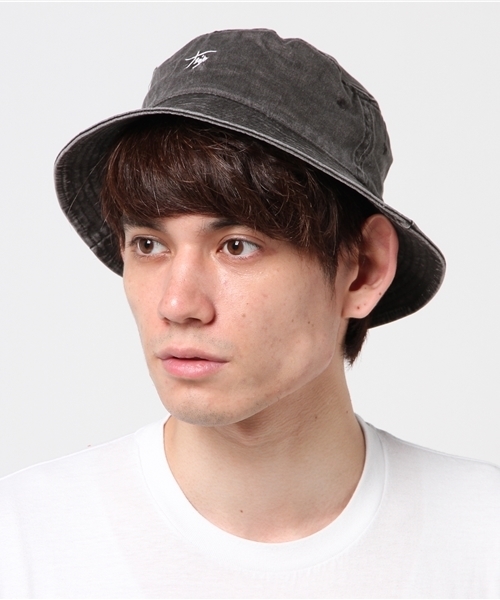 WEGO（ウィゴー）の「WEGO/ピグメントバケットハット（ハット・レディース・サックスブルー/ライトピンク/ブラック/ベージュ/ブルー/オレンジ・FREE）」の17枚目の写真