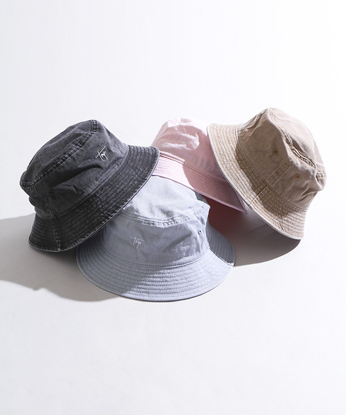 WEGO（ウィゴー）の「WEGO/ピグメントバケットハット（ハット・レディース・サックスブルー/ライトピンク/ブラック/ベージュ/ブルー/オレンジ・FREE）」の12枚目の写真