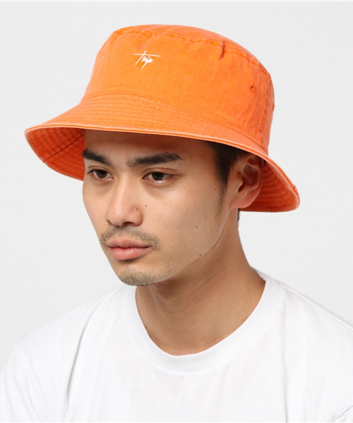 WEGO（ウィゴー）の「WEGO/ピグメントバケットハット（ハット・レディース・サックスブルー/ライトピンク/ブラック/ベージュ/ブルー/オレンジ・FREE）」の6枚目の写真