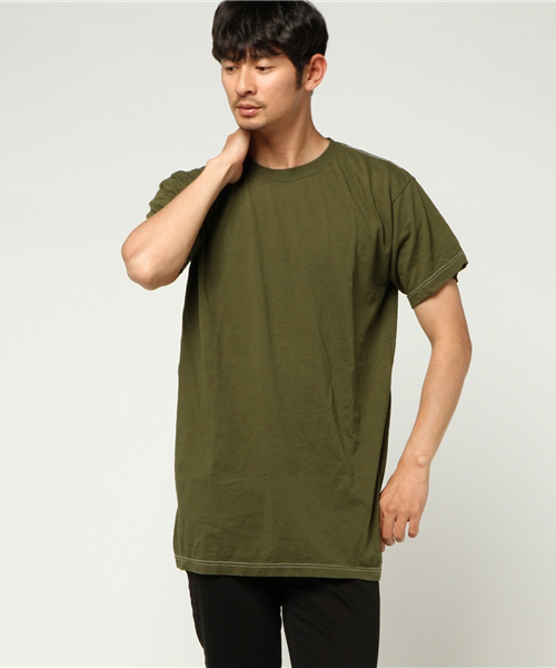TONE SELECT WEAR（トーンセレクトウェア）の「【TONE USA】New G.I. White T-shirts Crewneck (UN)（Tシャツ/カットソー・メンズ・ネイビー/その他/オリーブドラブ/ブラック・MEDIUM/SMALL/LARGE）」の3枚目の写真