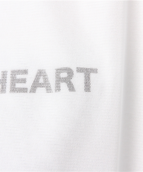 CLANE(クラネ)の「SEE THROUGH LAYER LOGO TOPS(Tシャツ/カットソー・レディース・ホワイト/ブラック・2/1)」の10枚目の写真